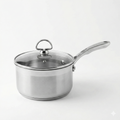 Chantal SLIN35-162 Induction 21 Steel Sauce Pan with Glass Tempered Lid (2-Quart)