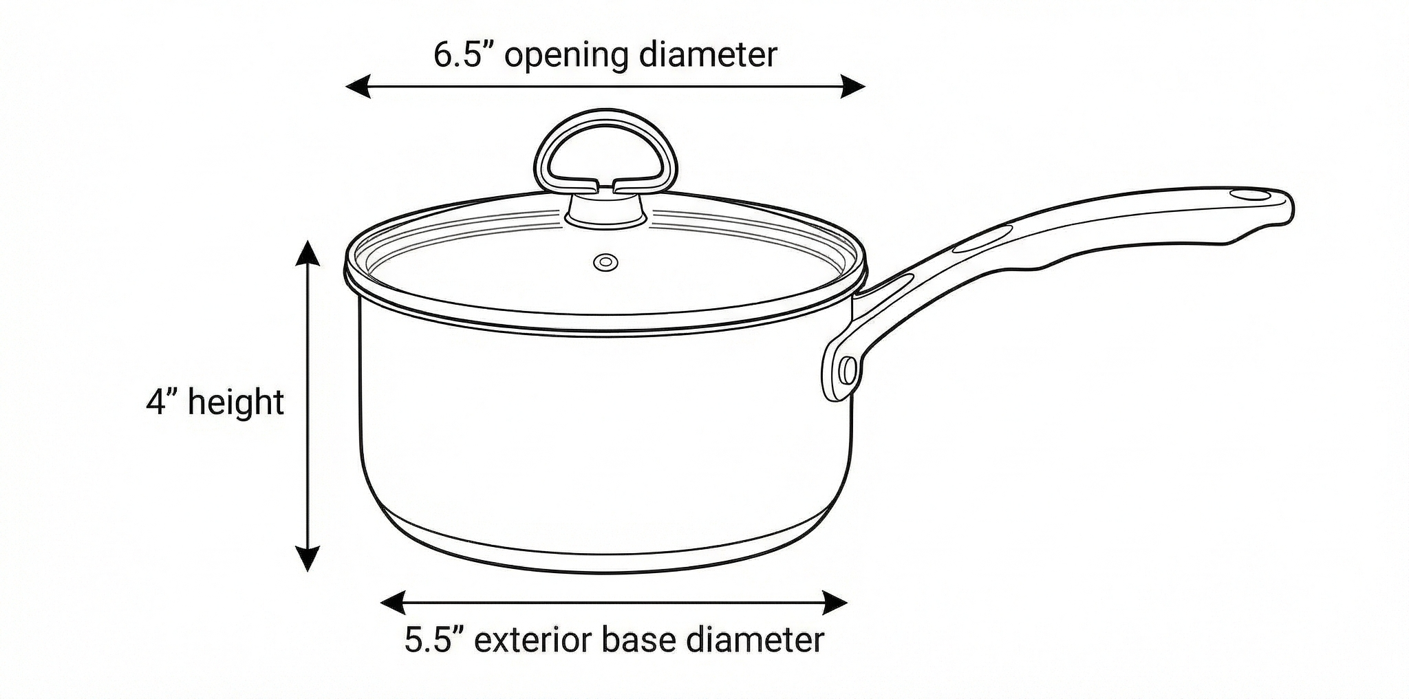 Chantal SLIN35-162 Induction 21 Steel Sauce Pan with Glass Tempered Lid (2-Quart)