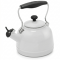 Chantal Tea Kettle, Vintage Series, Enamel on Steel, Whistling (White)