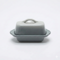 Chantal Ceramic Mini Covered Butter Dish, 5 inch, Fade Grey