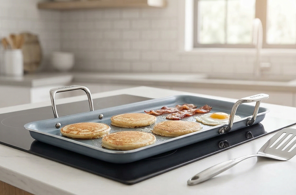 Chantal Stainless Steel Griddle, 19" x 9.5"