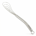 Chantal Flat Whisk Utensil, Small, 11 inch, Polished Stainless Steel