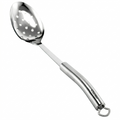 Chantal Perforated Spoon Utensil, 14 inch, Polished Stainless Steel