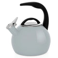 Chantal Anniversary Enamel on Steel Whistling Tea Kettle, 2 quart (Fog Grey)