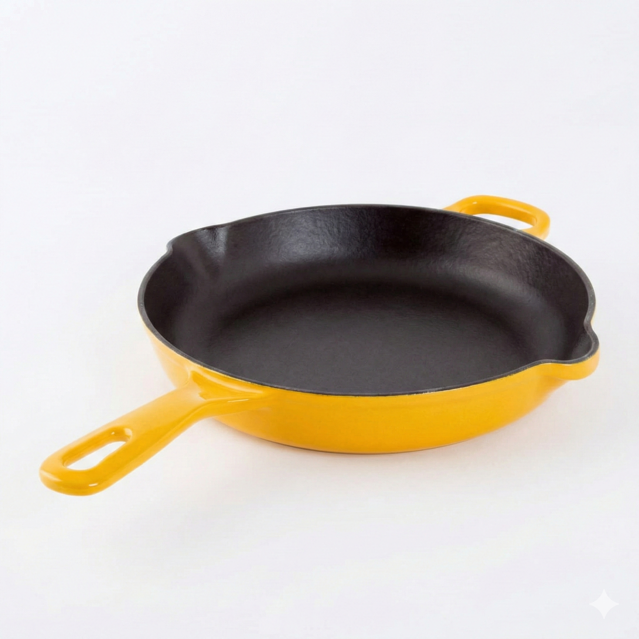 Chantal Enameled Cast Iron Cookware, 10 inch Skillet, Marigold