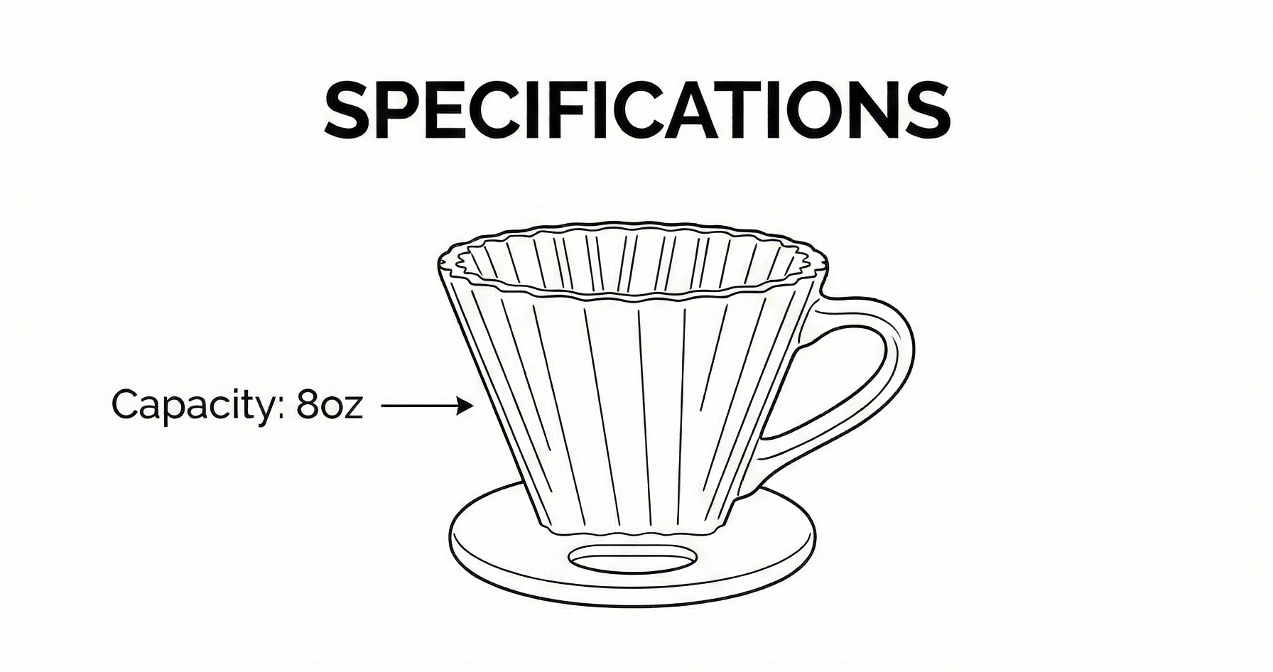 Chantal 8 Oz Lotus Ceramic Filter