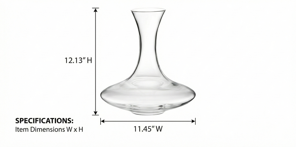 RIEDEL Ultra Decanter - Crystal Glass - 25,361oz (full) - 1 Piece - 2400/14 - Handmade Decanter - Carafe