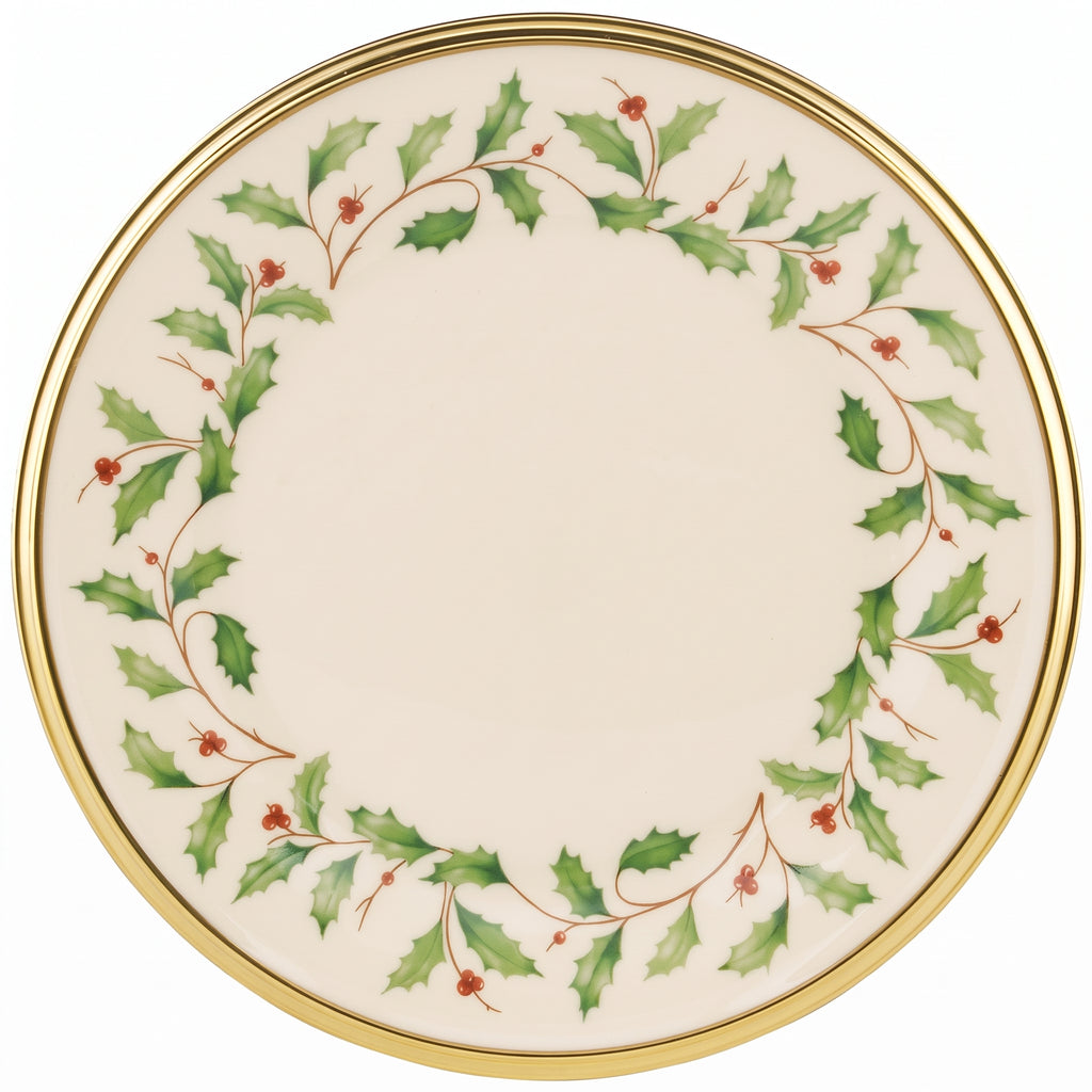 Lenox 146504020 Holiday Bread & Butter Plate, Christmas Dinnerware