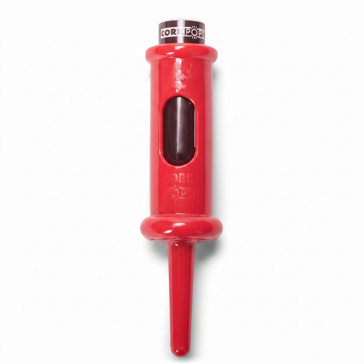 Cork Pops Red 6.5 Inch Original Wine Bottle Opener