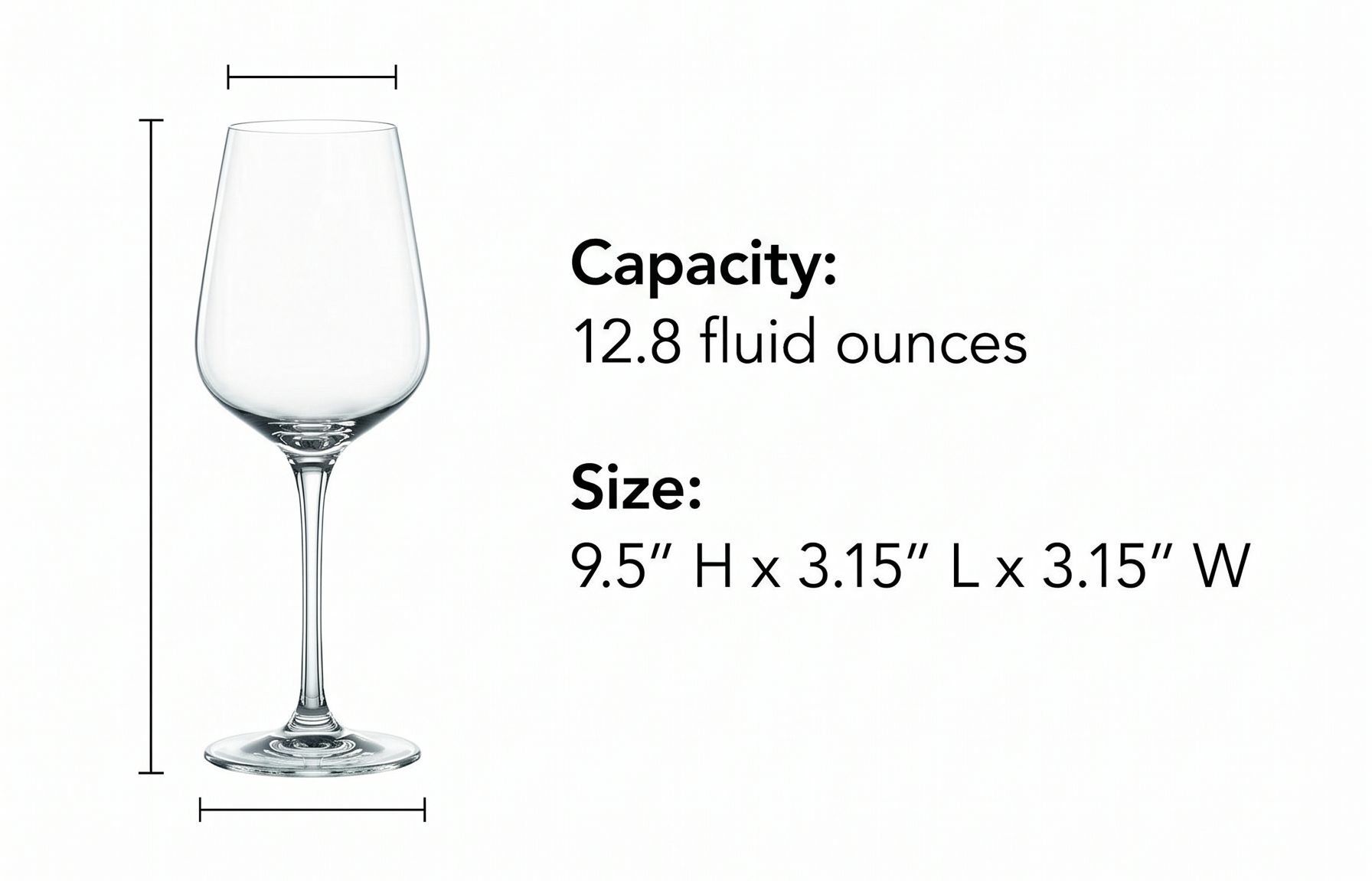 Nachtmann ViNOVA White – Set of 4 Lead-Free 12.8 oz Crystal Stemware, Tall Elegant Glassware for Enhancing Aromas & Flavors, Ideal for Dining, Tasting, Entertaining, Celebrations