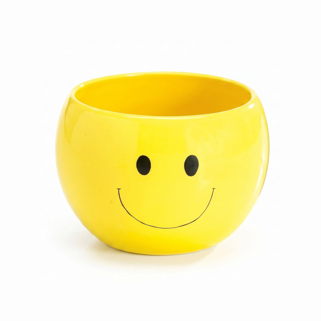 Burton & Burton 9730458 Planter Smile face, Multicolor