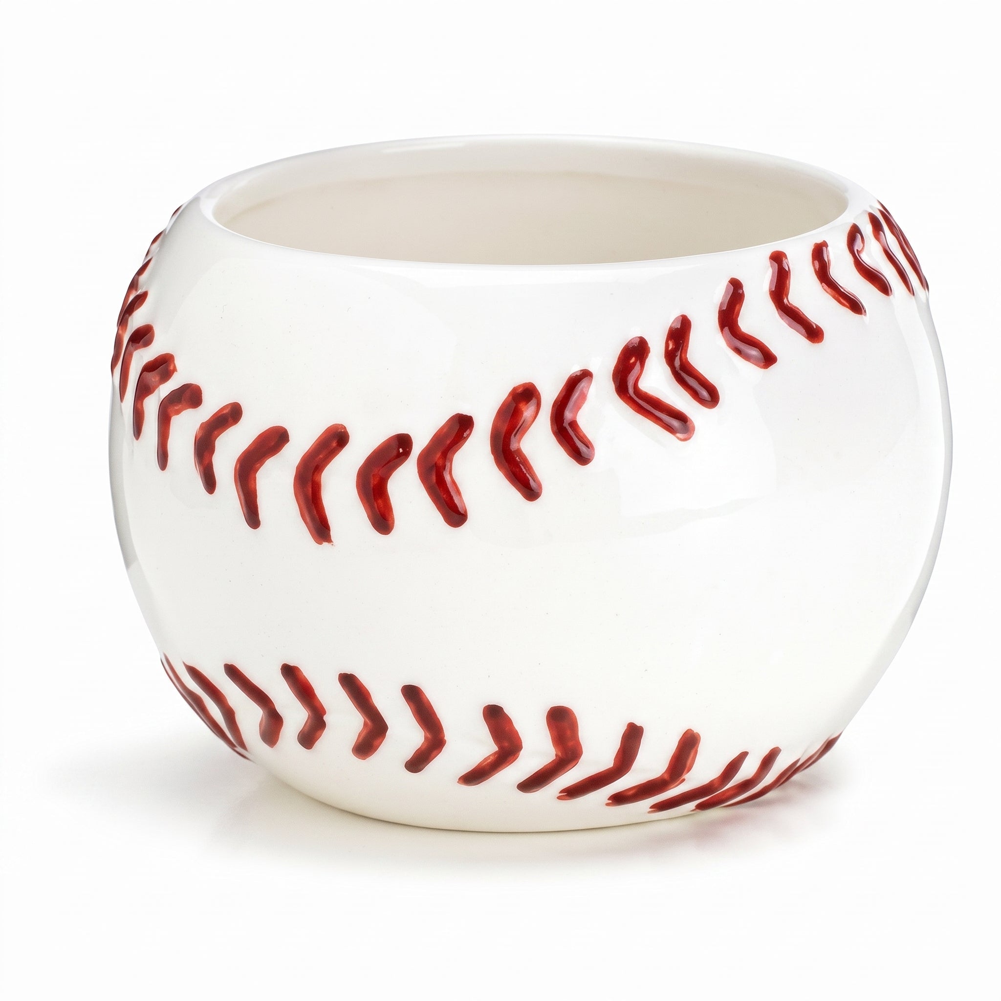 Ceramic Baseball Planter Great for Kids Room,Sports Fans and Home and Office Decor