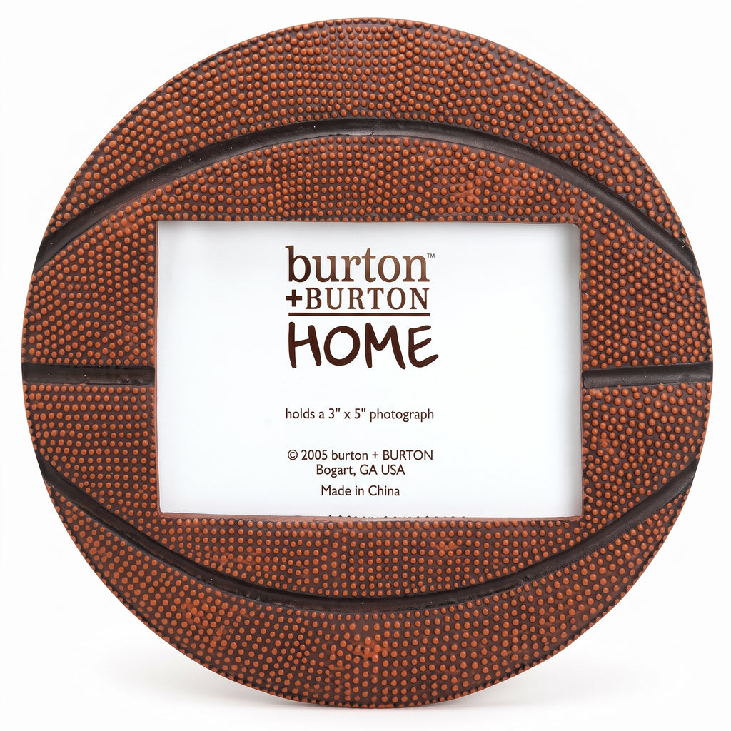 Basketball Shaped Picture Frame - Perfect for Sports Team Photo