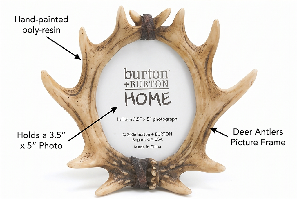 Deer Antlers Picture Frame