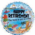 18" Happy Retirement Balloon