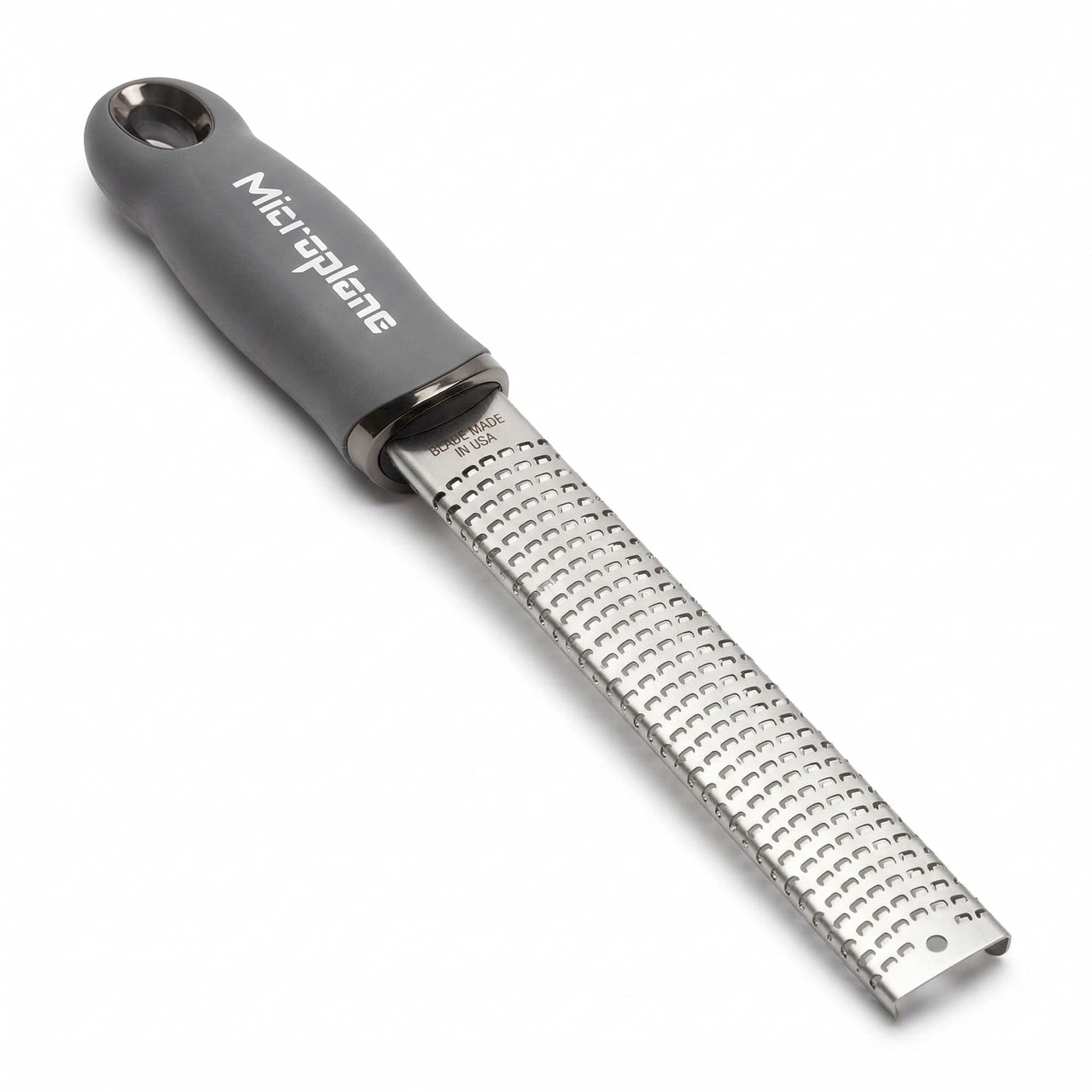 Microplane Premium Classic Series Zester 18/8, Black - Lemon Zester & Cheese Grater & Vegetable Grater - Citrus, Parmesan Cheese, Garlic, Ginger, Nutmeg, Chocolate - Stainless Steel Grater