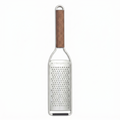 Microplane Master Series Wood Handle Stainless Steel Frame Coarse Blade Cheese Grater