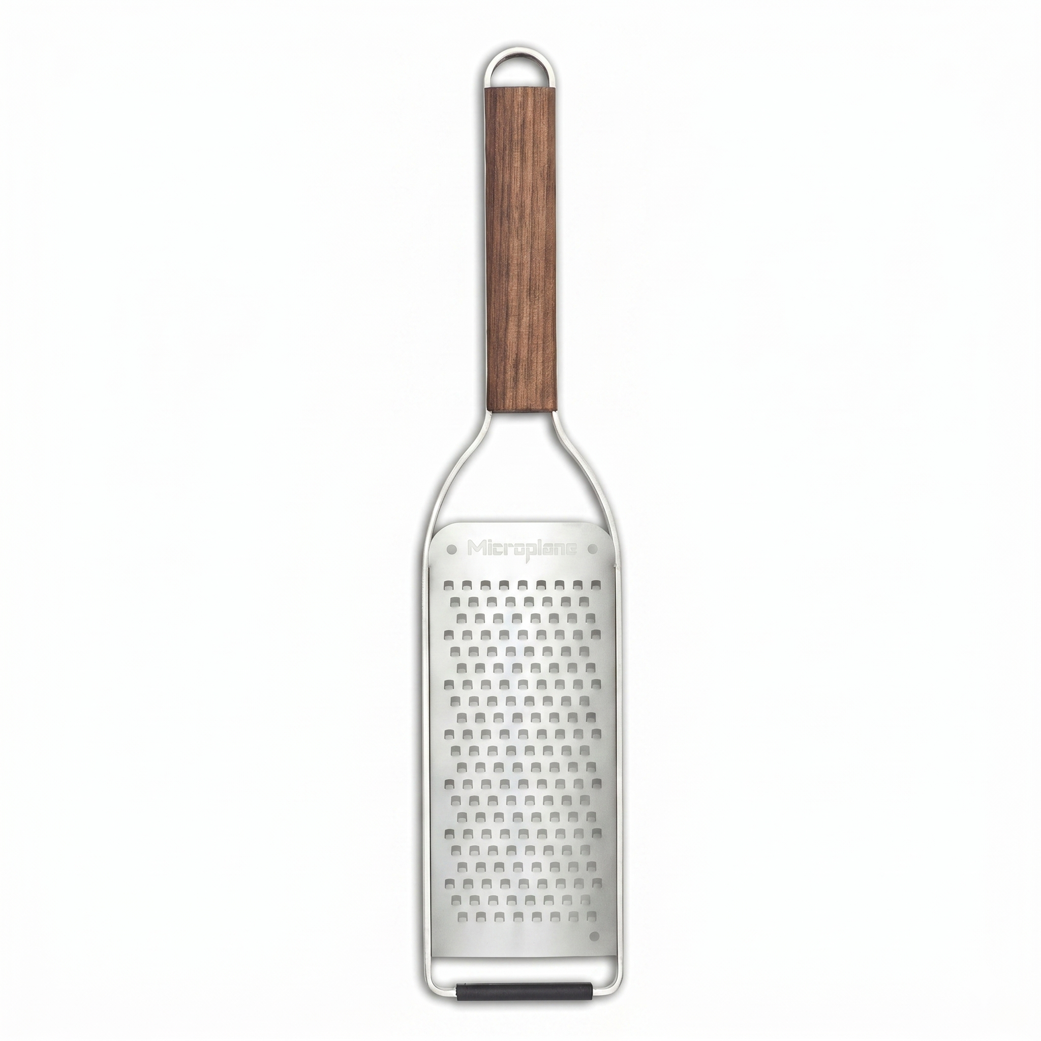 Microplane Master Series Wood Handle Stainless Steel Frame Coarse Blade Cheese Grater
