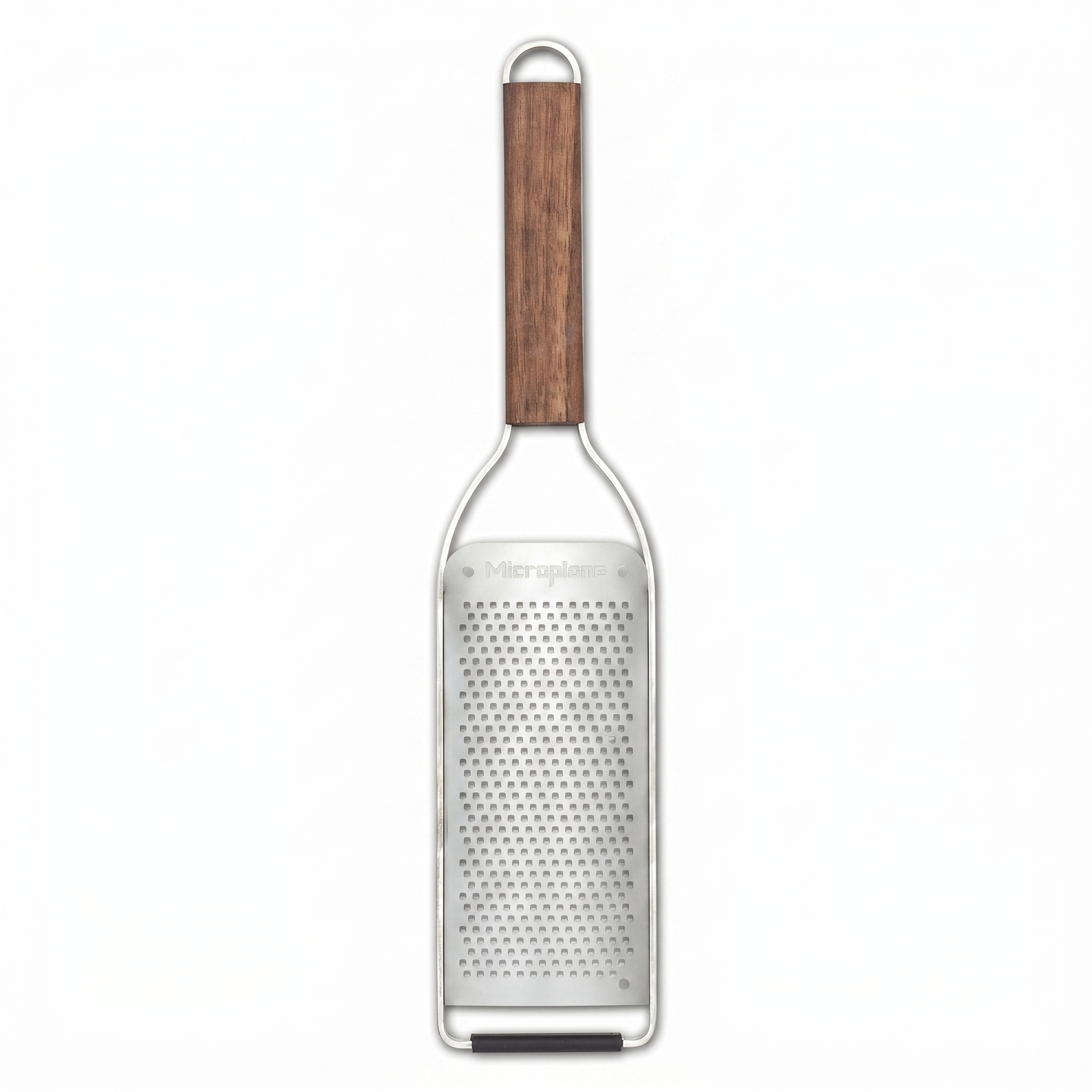 Microplane Master Series Wood Handle Stainless Steel Frame Fine Blade Cheese Grater