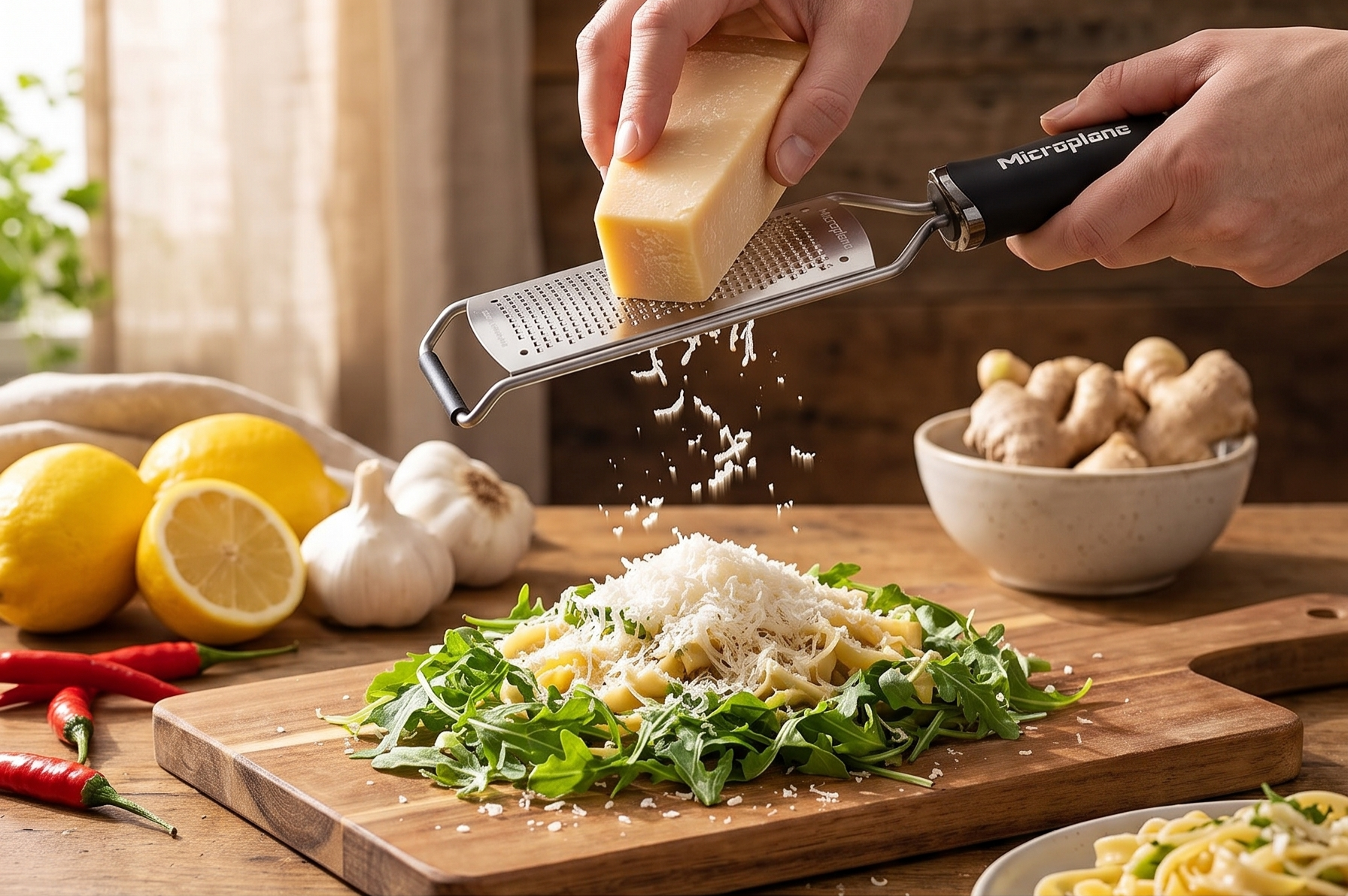 Microplane Gourmet Series Hard Cheese Grater (Fine, Black)