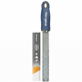 Microplane Premium Zester Grater in Denim Blue | Lemon Zester tool, Hard Cheese & Vegetable Grater | For Citrus, Parmesan Cheese, Garlic, Ginger, Nutmeg | Fine Stainless Steel Blade, Made in USA