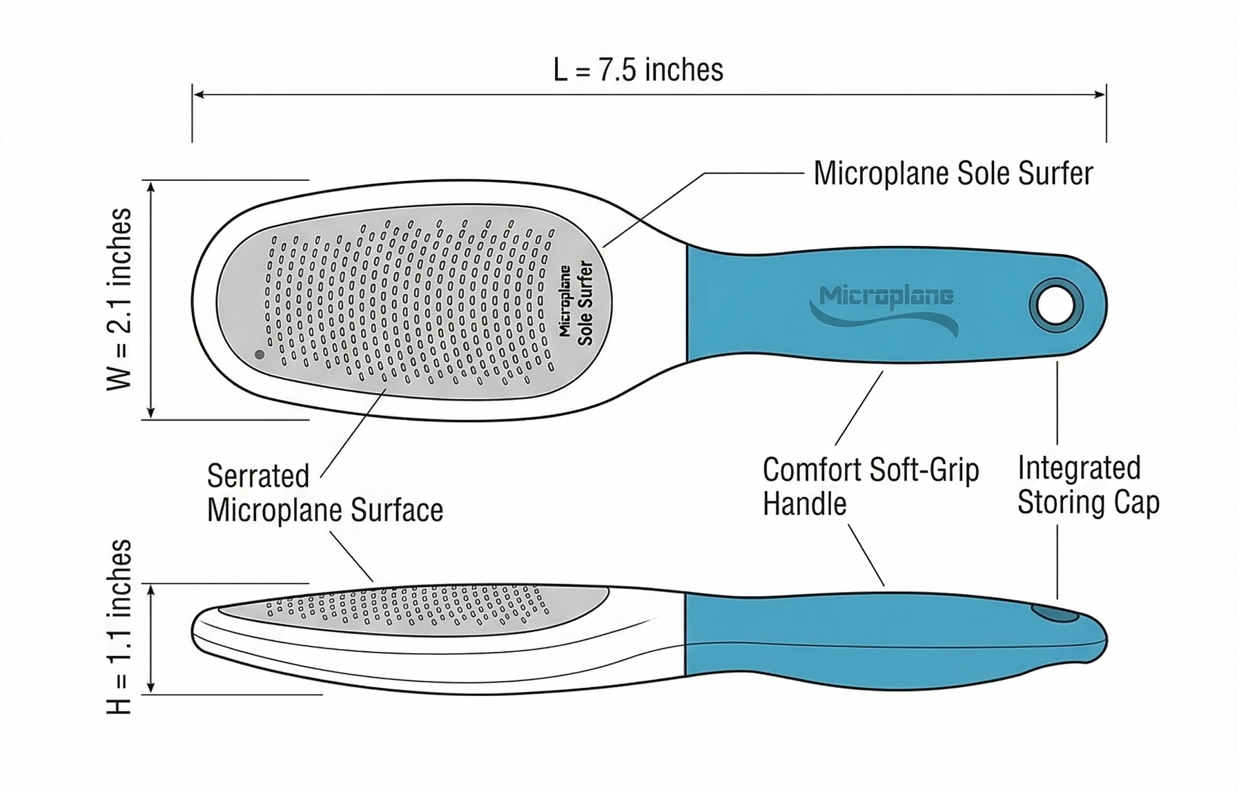 Sole Surfer Foot File