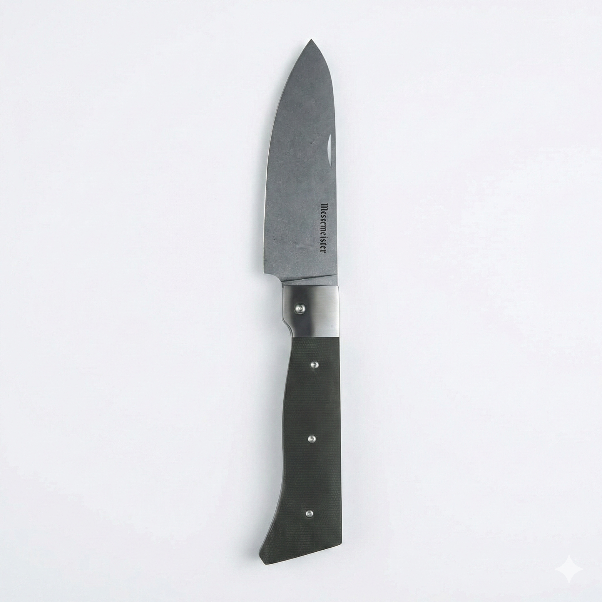 Messermeister Adventure Chef Folding 6” Chef’s Knife - German Steel & Distressed Linen Handle - Rust Resistant & Easy to Maintain