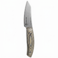 Messermeister Carbon 3.5” Paring Knife - Bohler K110 High Carbon Steel with a Ceramic Stonewash Finish - Resin-Stabilized Wood Handles - Handcrafted in Maniago, Italy