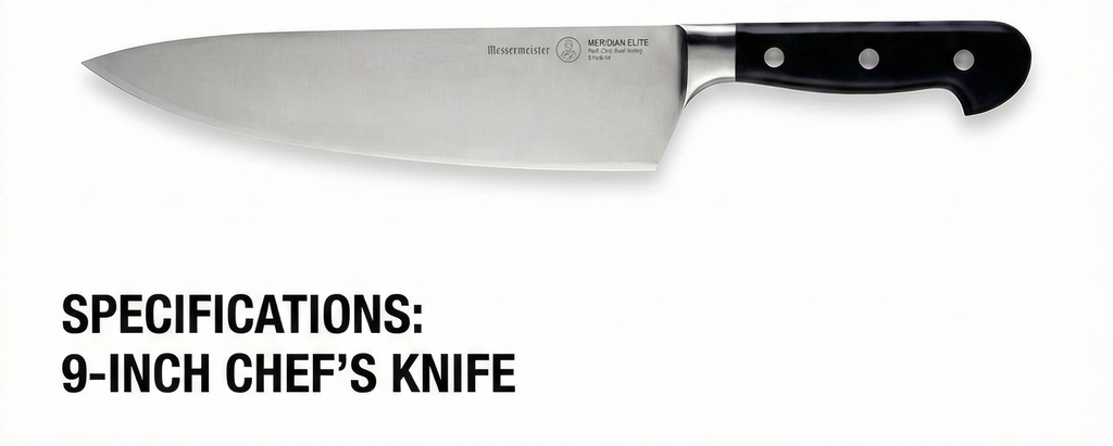 Messermeister Meridian Elite Chef's Knife, 9-Inch