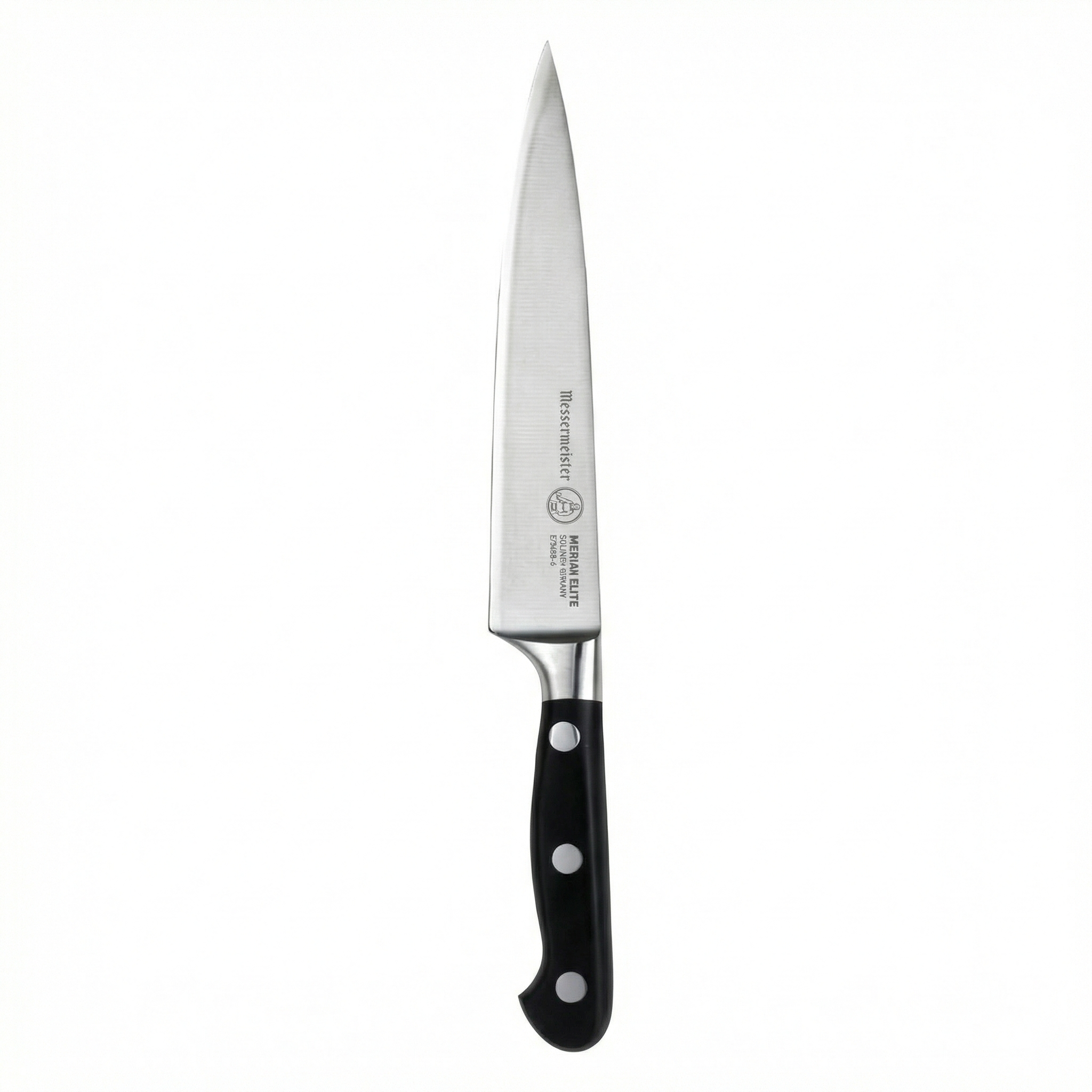 Messermeister Meridian Elite 6” Utility Knife - Fine German Steel Alloy Blade - Rust Resistant & Easy to Maintain