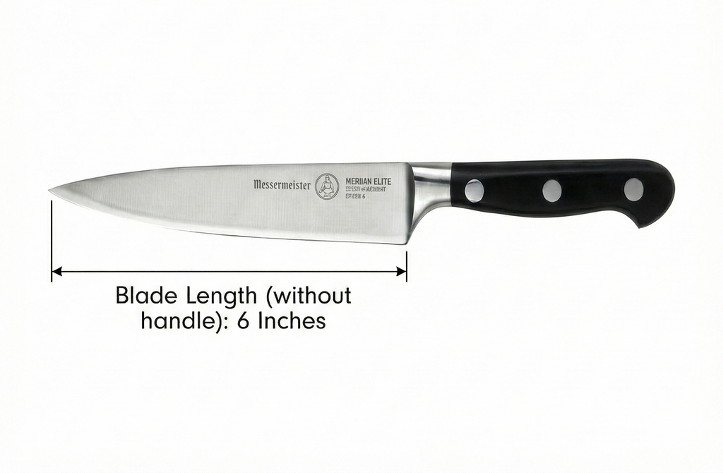 Messermeister Meridian Elite 6” Utility Knife - Fine German Steel Alloy Blade - Rust Resistant & Easy to Maintain