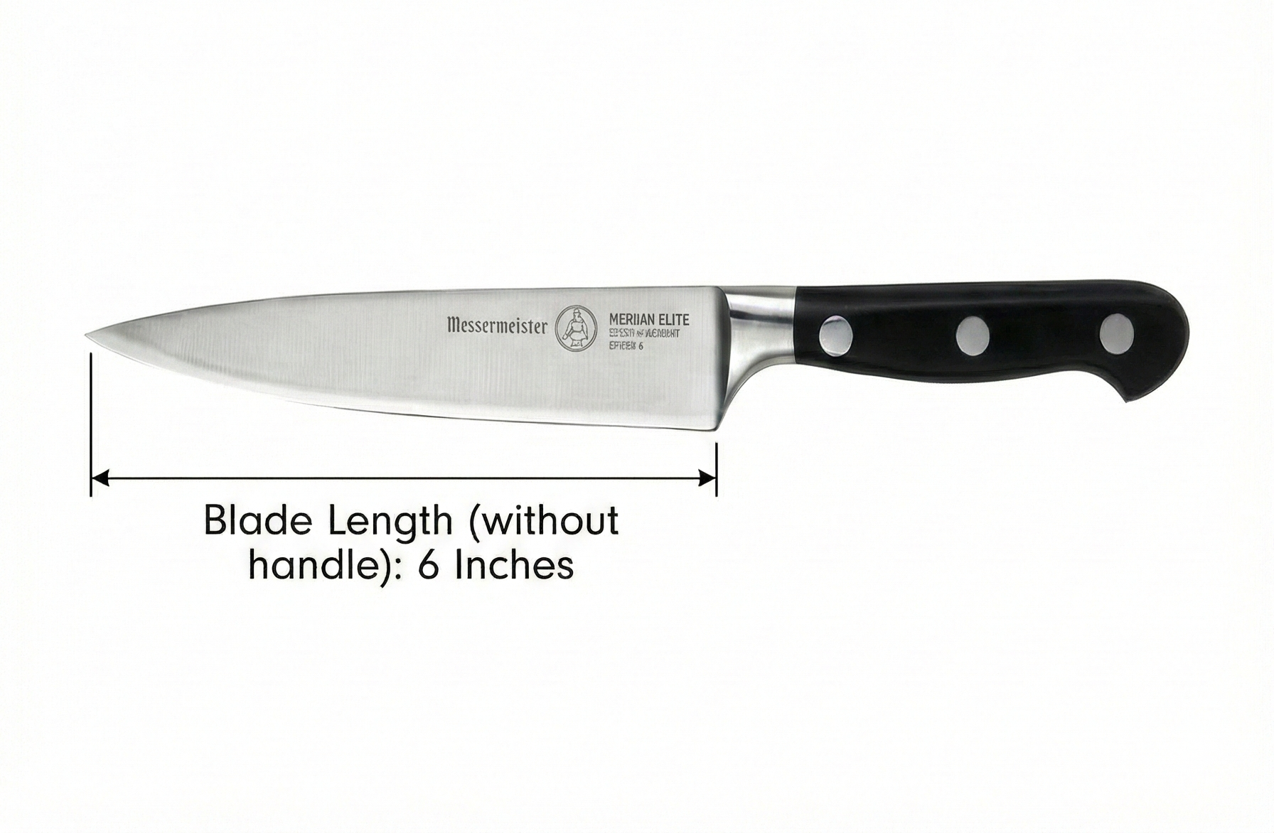 Messermeister Meridian Elite 6” Utility Knife - Fine German Steel Alloy Blade - Rust Resistant & Easy to Maintain