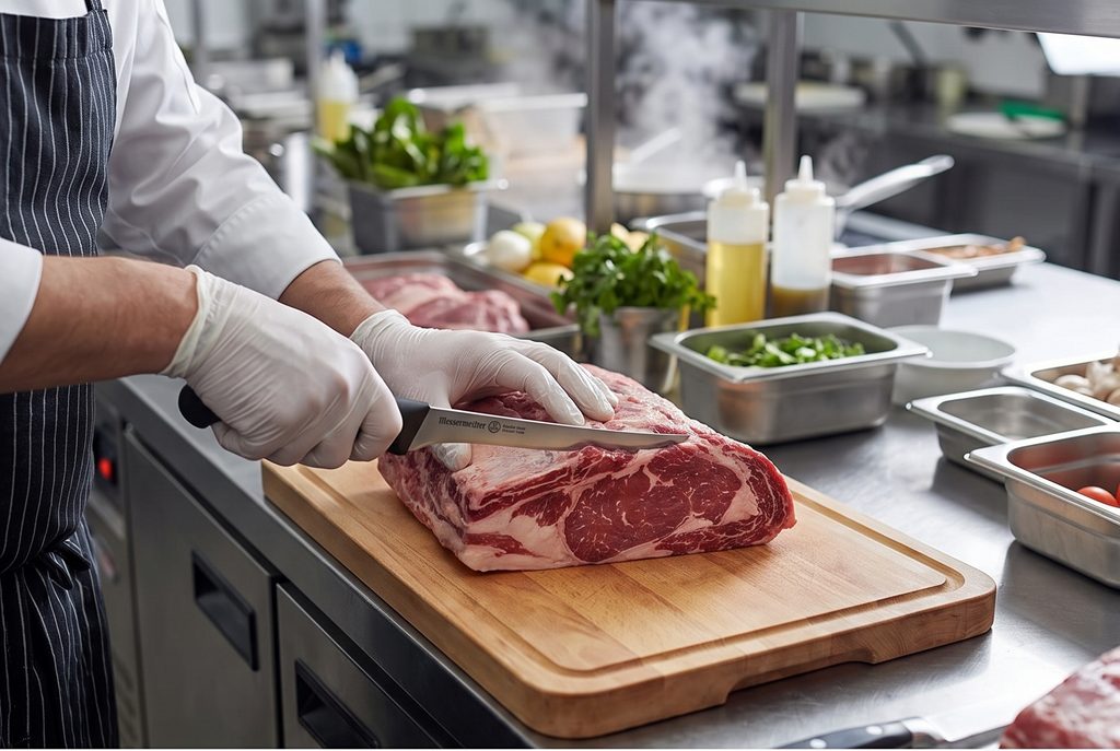 Messermeister Pro Series 6” Stiff Boning Knife - German X50 Stainless Steel & NSF-Approved PolyFibre Handle - 15-Degree Edge, Rust Resistant & Easy to Maintain - Made in Portugal