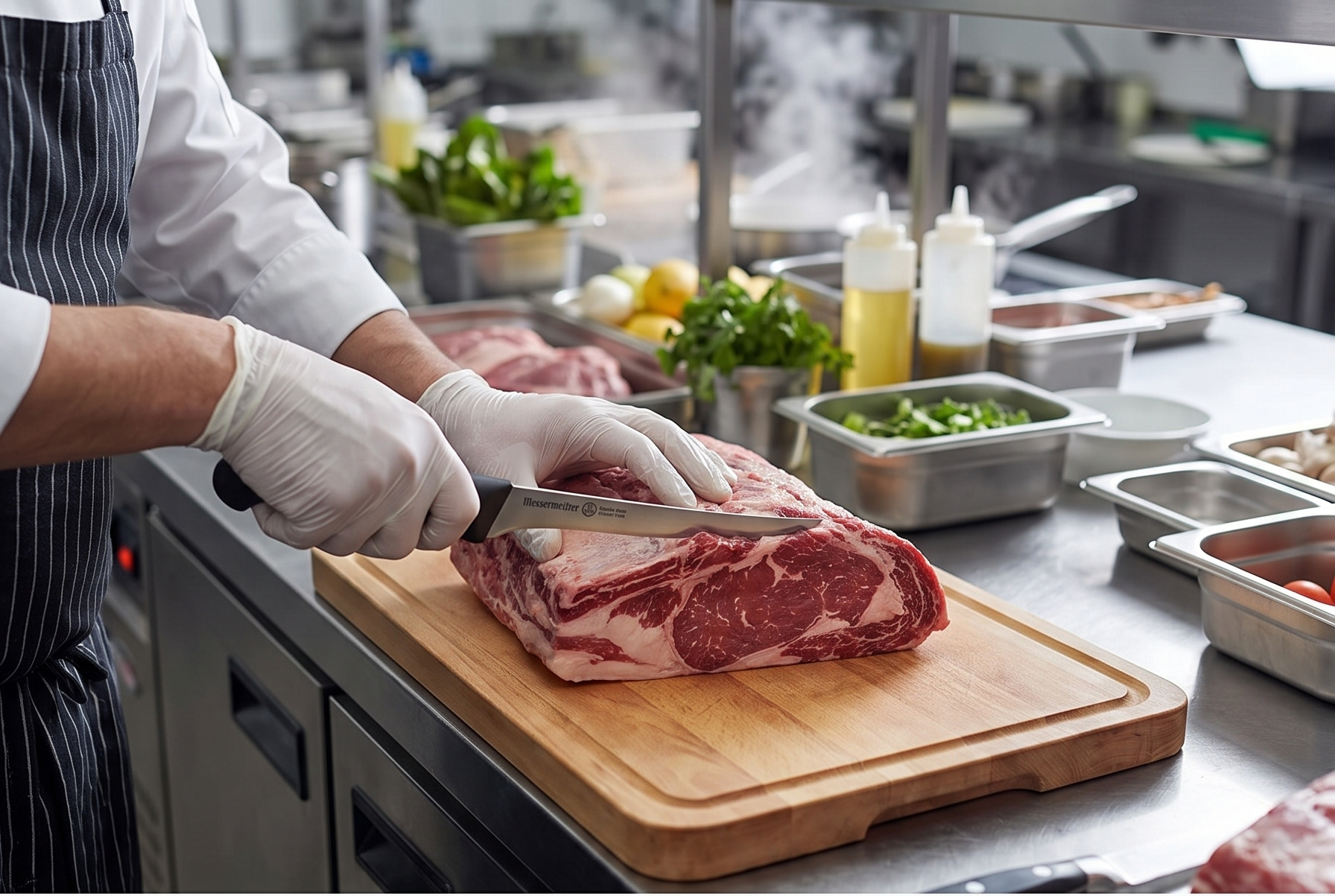 Messermeister Pro Series 6” Stiff Boning Knife - German X50 Stainless Steel & NSF-Approved PolyFibre Handle - 15-Degree Edge, Rust Resistant & Easy to Maintain - Made in Portugal