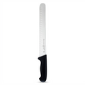 Messermeister Pro Series 12” Round-Tip Kullenschliff Slicer Knife - German X50 Stainless Steel & NSF-Approved PolyFibre Handle - 15-Degree Edge, Rust Resistant & Easy to Maintain - Made in Portugal