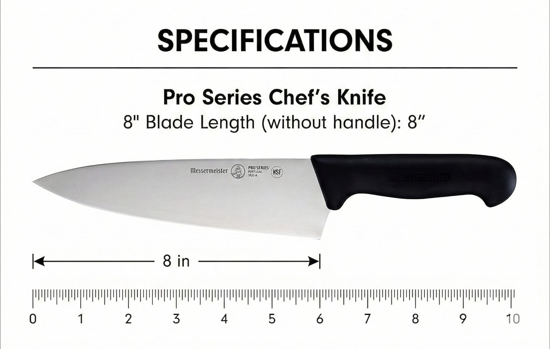 Messermeister Four Seasons Chef's Knife, 8-Inch