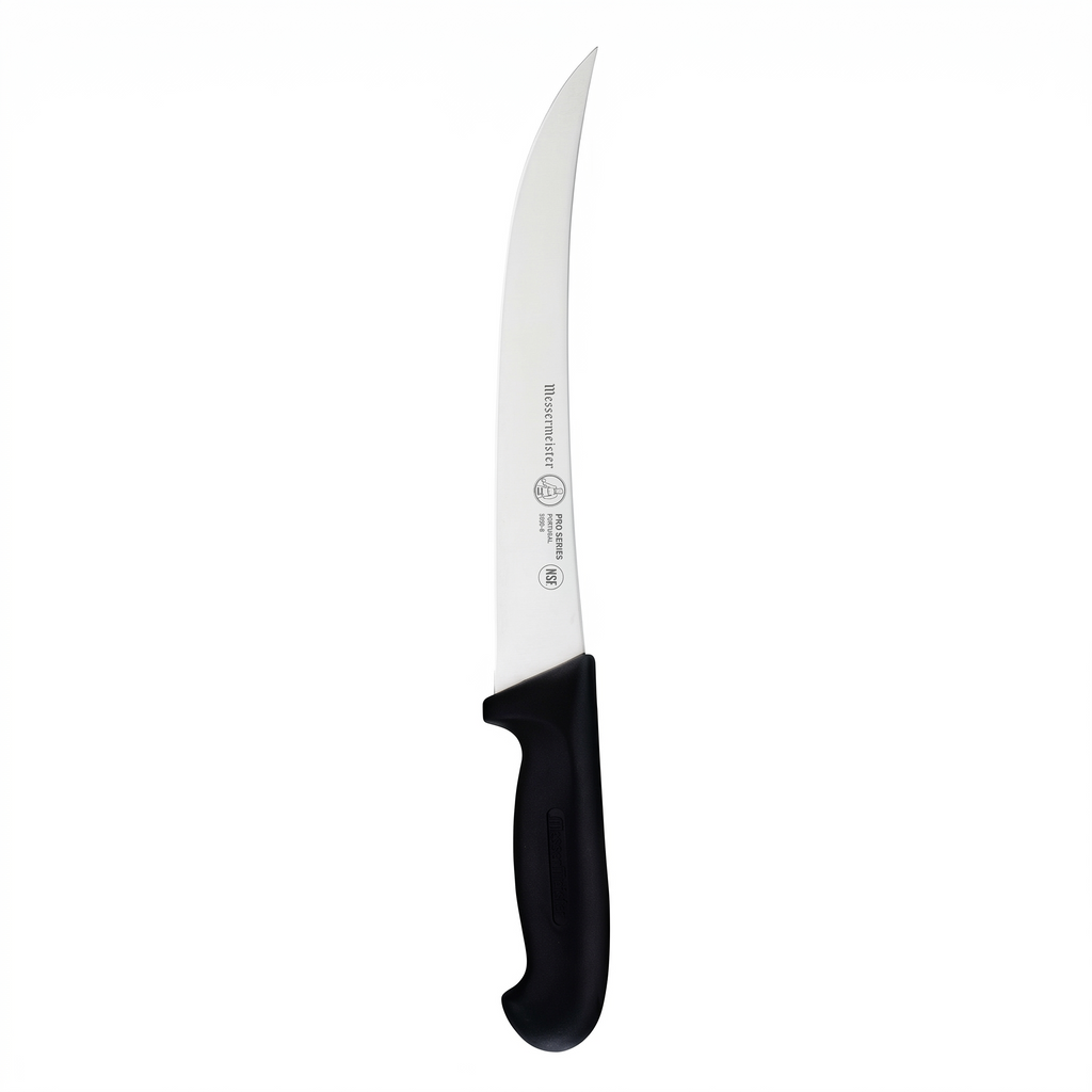 Messermeister Pro Series 8” Breaking Knife - German X50 Stainless Steel & NSF-Approved PolyFibre Handle - 15-Degree Edge, Rust Resistant & Easy to Maintain - Made in Portugal