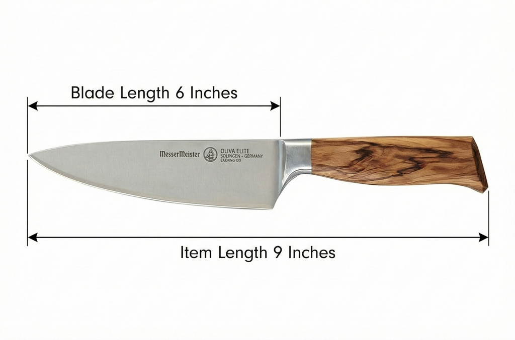 Messermeister Oliva Elite Chef Knife, 6"