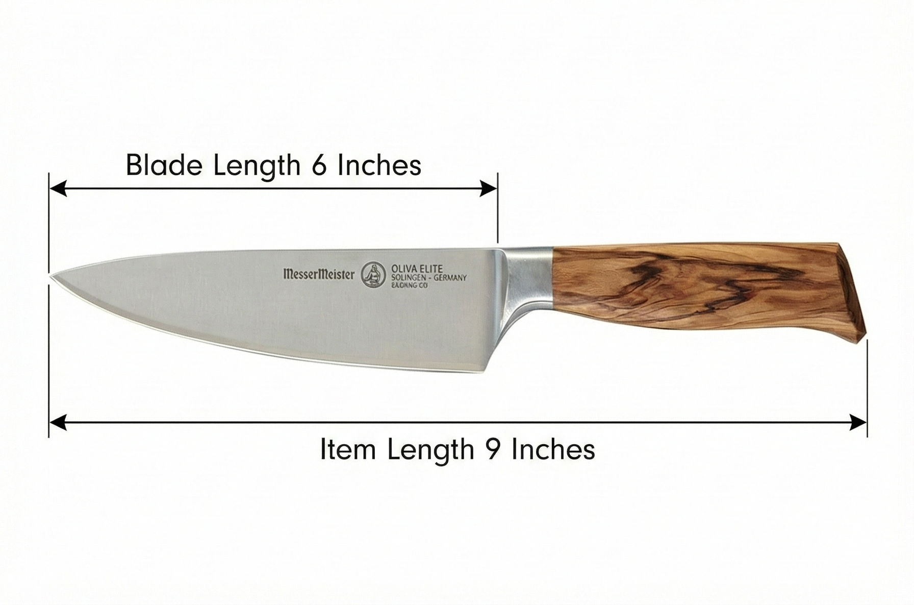 Messermeister Oliva Elite Chef Knife, 6"