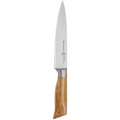 Messermeister Oliva Elite 6” Utility Knife - Fine German Steel Alloy Blade & Natural Mediterranean Olive Wood Handle - Rust Resistant & Easy to Maintain