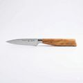 Messermeister Oliva Elite 3.5” Paring Knife - Fine German Steel Alloy Blade & Natural Mediterranean Olive Wood Handle - Rust Resistant & Easy to Maintain