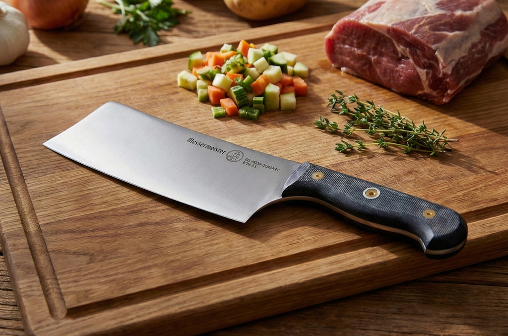Messermeister Custom 6.5” Nakiri Knife, Black - X50 German Stainless Steel - Rust Resistant & Easy to Maintain - Made in Solingen, Germany