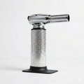 Messermeister Cheflamme Culinary Torch - Up to 2,000 Degrees Fahrenheit & 200 Minute Burn Time - Self-igniting Piezo Ignition - Child-Proof Safety Lock - Fuel Sold Separately