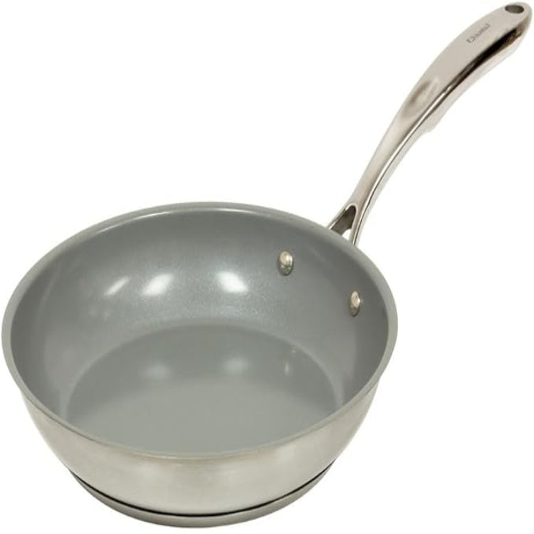 Chantal SLIN63-24C 21-Steel Induction Ceramic Coated Fry Pan, 10-Inch