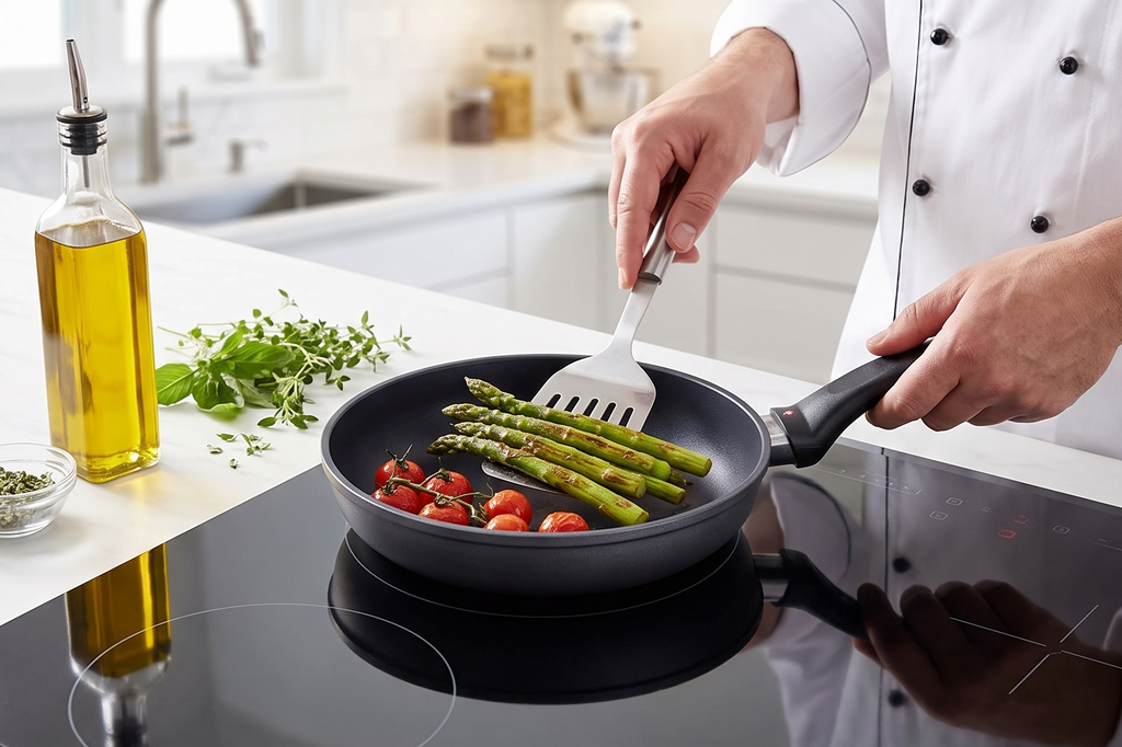 Swiss Diamond 7 Inch Frying Pan Nonstick Diamond Frying Pan, Aluminum Coated Skillet, Dishwasher Safe and Oven Safe Fry Pans with Ergonomic Handle, Grey