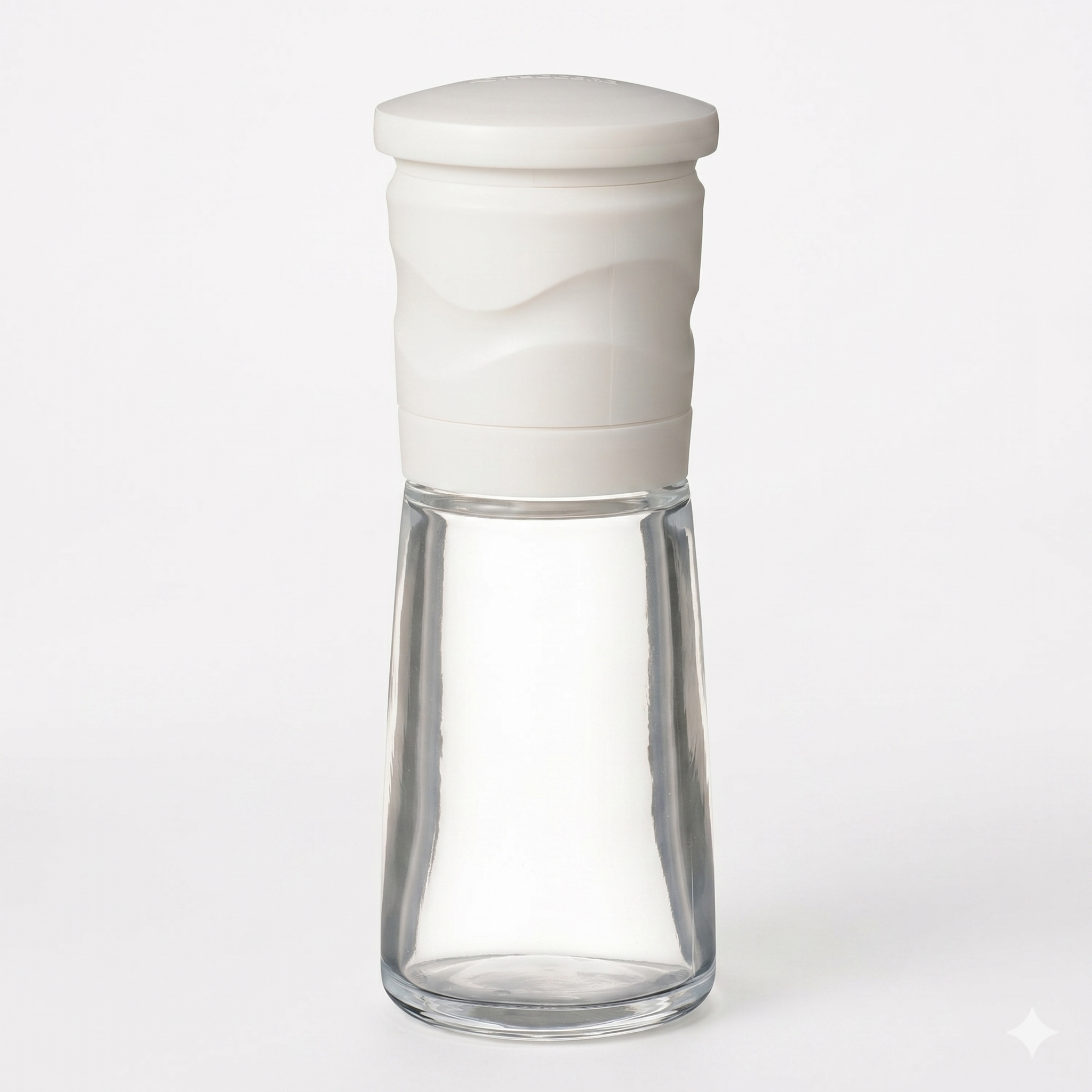 Kyocera CM-15N-WH Mill, 3.4 fl oz (90 ml), Ceramic, Salt & Pepper, Crystal Salt, Rock Salt, Pepper, Spices, Japanese Pepper, Seasoning Container, Coarseness Adjustment, Decomposition Cleaning, White