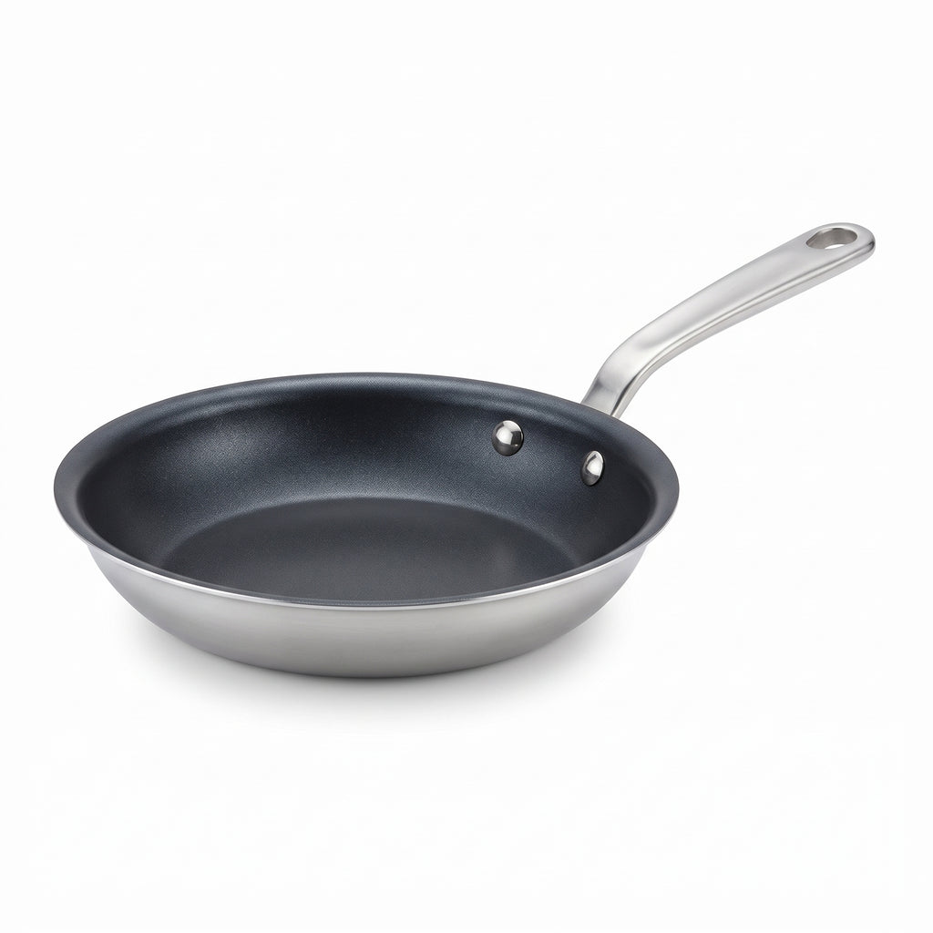 Made In Cookware - ProCoat 8" Non Stick Frying Pan (Graphite) - 5 Ply Stainless Clad Nonstick - Professional Cookware - Crafted in Italy - Induction Compatible