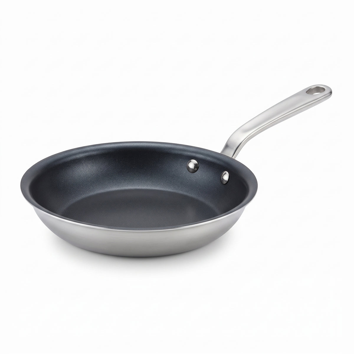 Made In Cookware - ProCoat 8" Non Stick Frying Pan (Graphite) - 5 Ply Stainless Clad Nonstick - Professional Cookware - Crafted in Italy - Induction Compatible