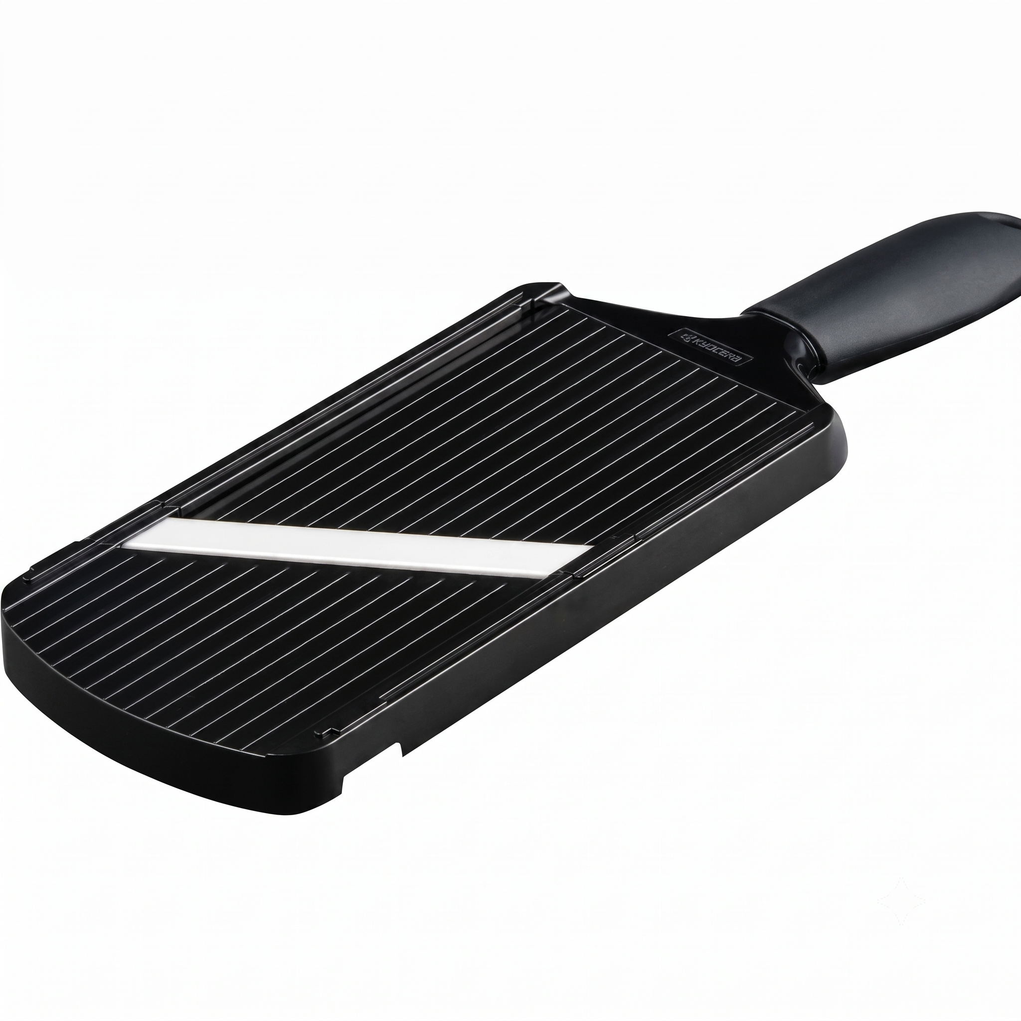 Kyocera CSN-252BK EXP Soft Grip Kitchen Mandoline Slicer, One, Black