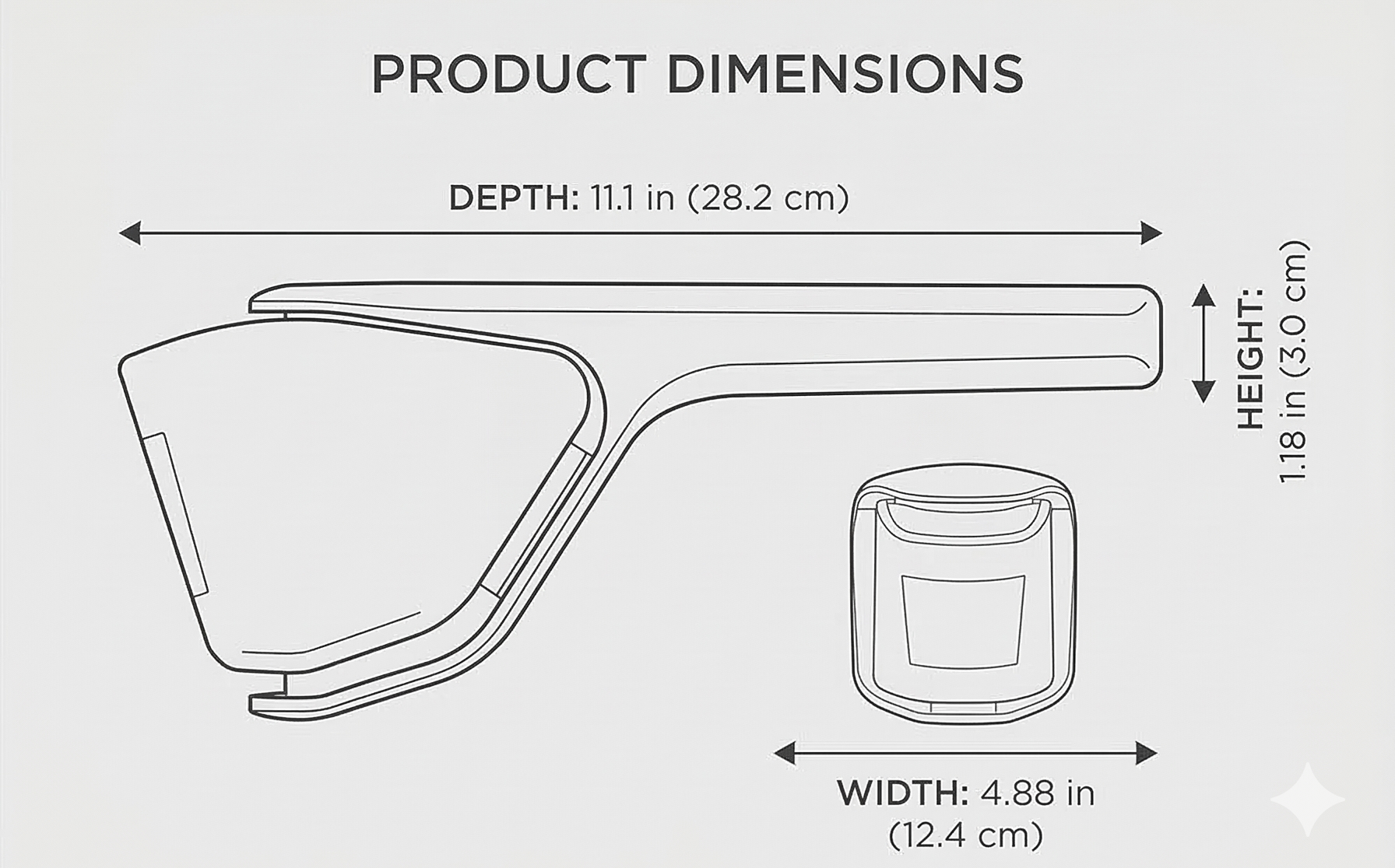 Dreamfarm Original Orange Fluicer Easy-Squeeze Fold-Flat Citrus Juicer - 11 Inch, Suits All Citrus
